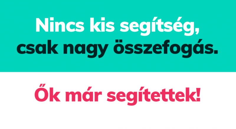 Ők már segítettek