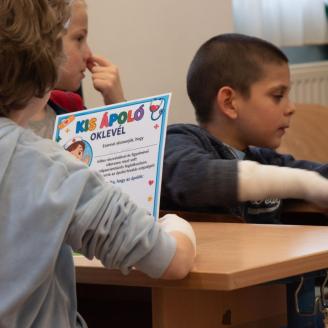 ViDRa doktor a a csomádi Esztergály Mihály Általános Iskolában
