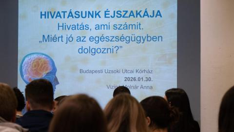 Hivatásunk Éjszakája az Uzsokiban 2026. január